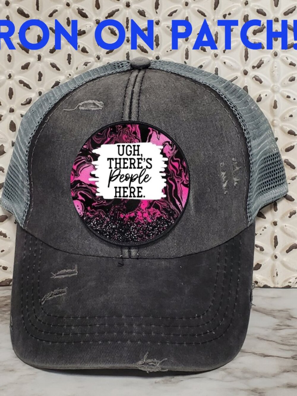 Sarcasm Iron on Patch